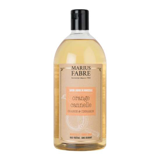 Marius Fabre liquid soap Orange zest and Cinnamon fragrance