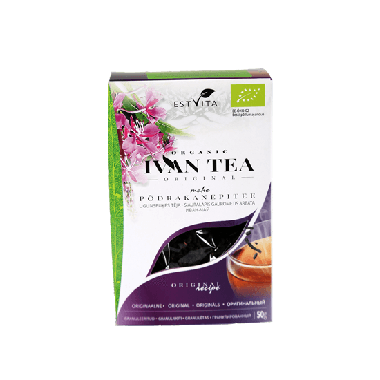 Ekologiška fermentuota Ivan-chai arbata granulėmis, 50g