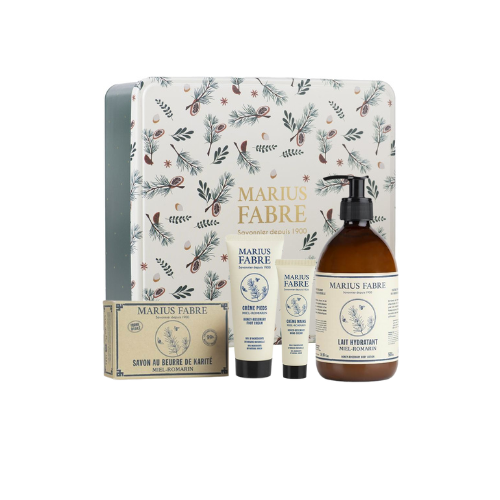 Marius Fabre Set in Metallbox „Honig und Rosmarin“