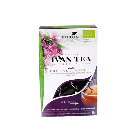 Ekologiška fermentuota Ivan-chai arbata granulėmis, 50g