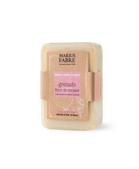 Marius Fabre bar of soap with Pomegranate and Cherry blossom fragrance, 250g